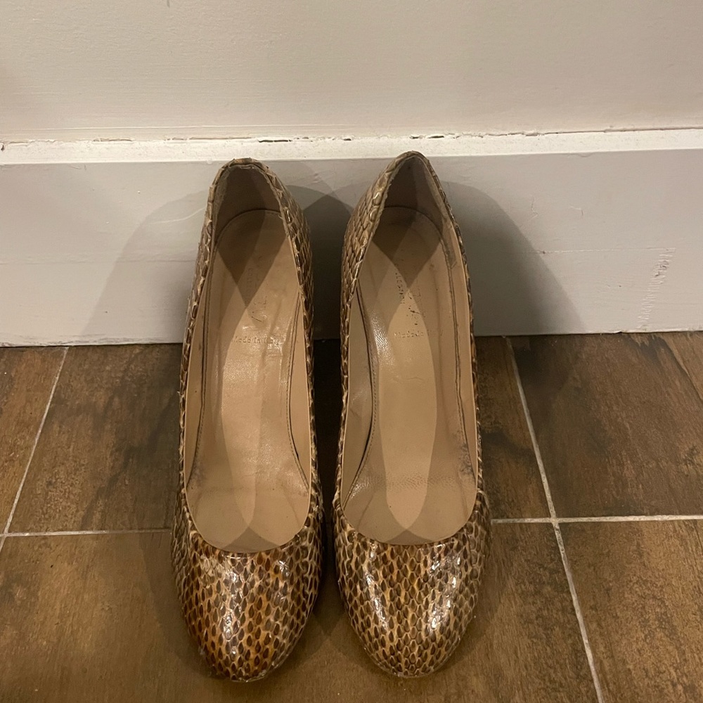 J.Crew Collection Etta Pumps in Snakeskin - Picture 4 of 8
